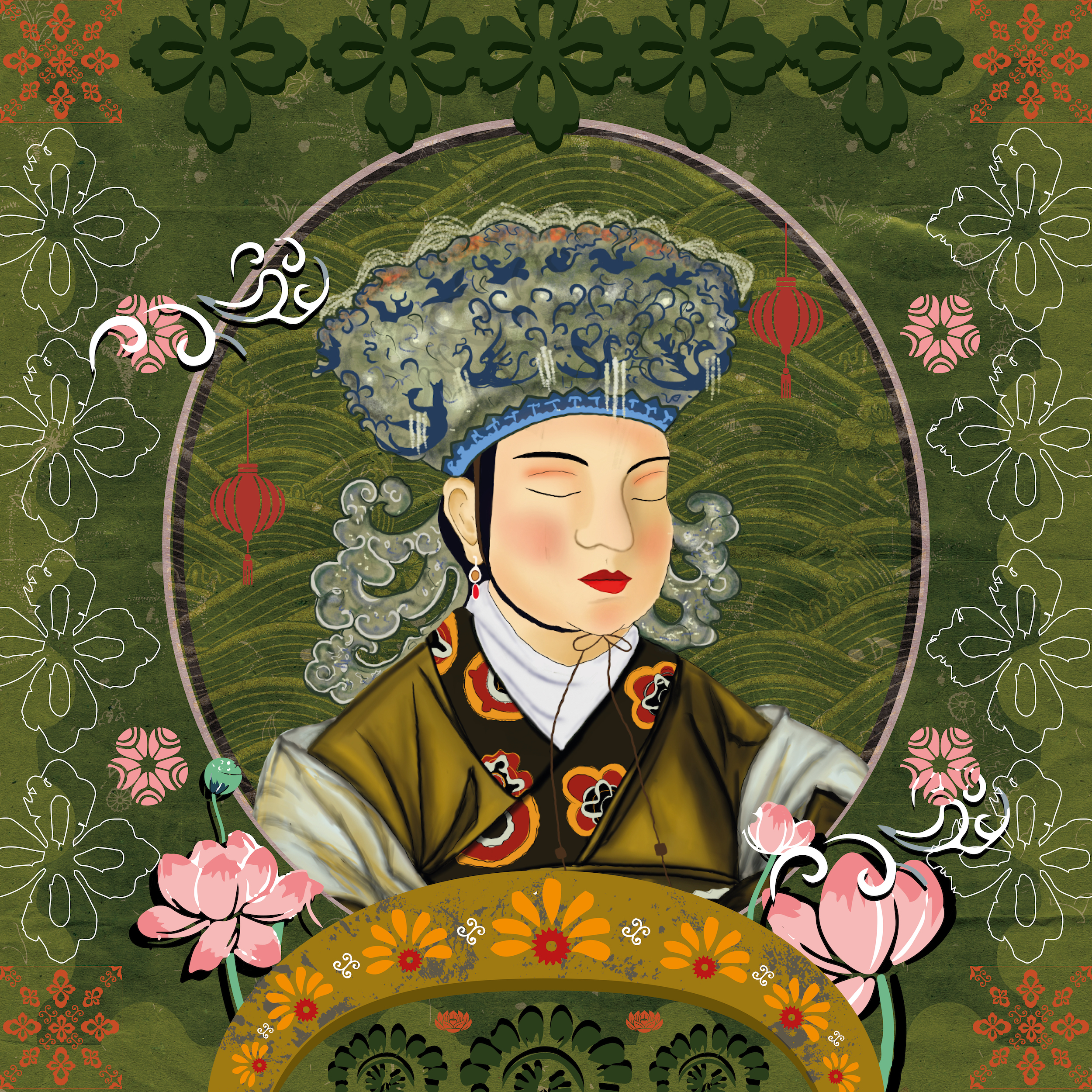 Illustration of Empress Wu